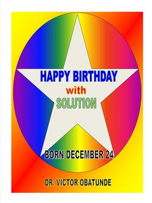 cover image of BORN DECEMBER 24
